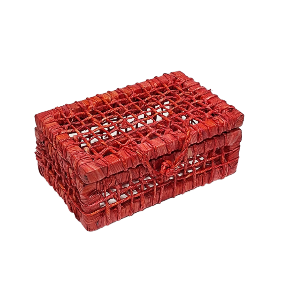 MALETA PP VERMELHO PALHA ABERTO N.2